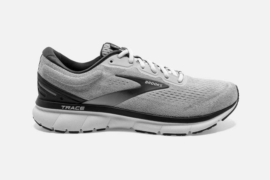 Brooks Trace Road Running Shoes - Mens - Grey - KL2593846